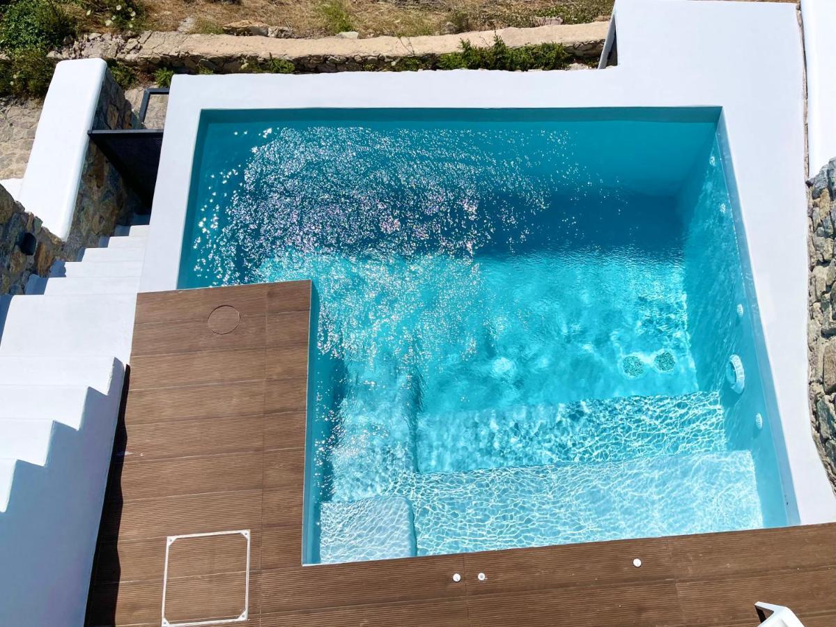 Luxury House With Private Pool At Elia Beach Mykonos Town Exteriör bild