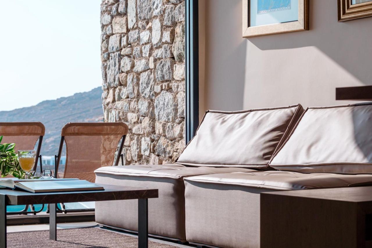 Luxury House With Private Pool At Elia Beach Mykonos Town Exteriör bild