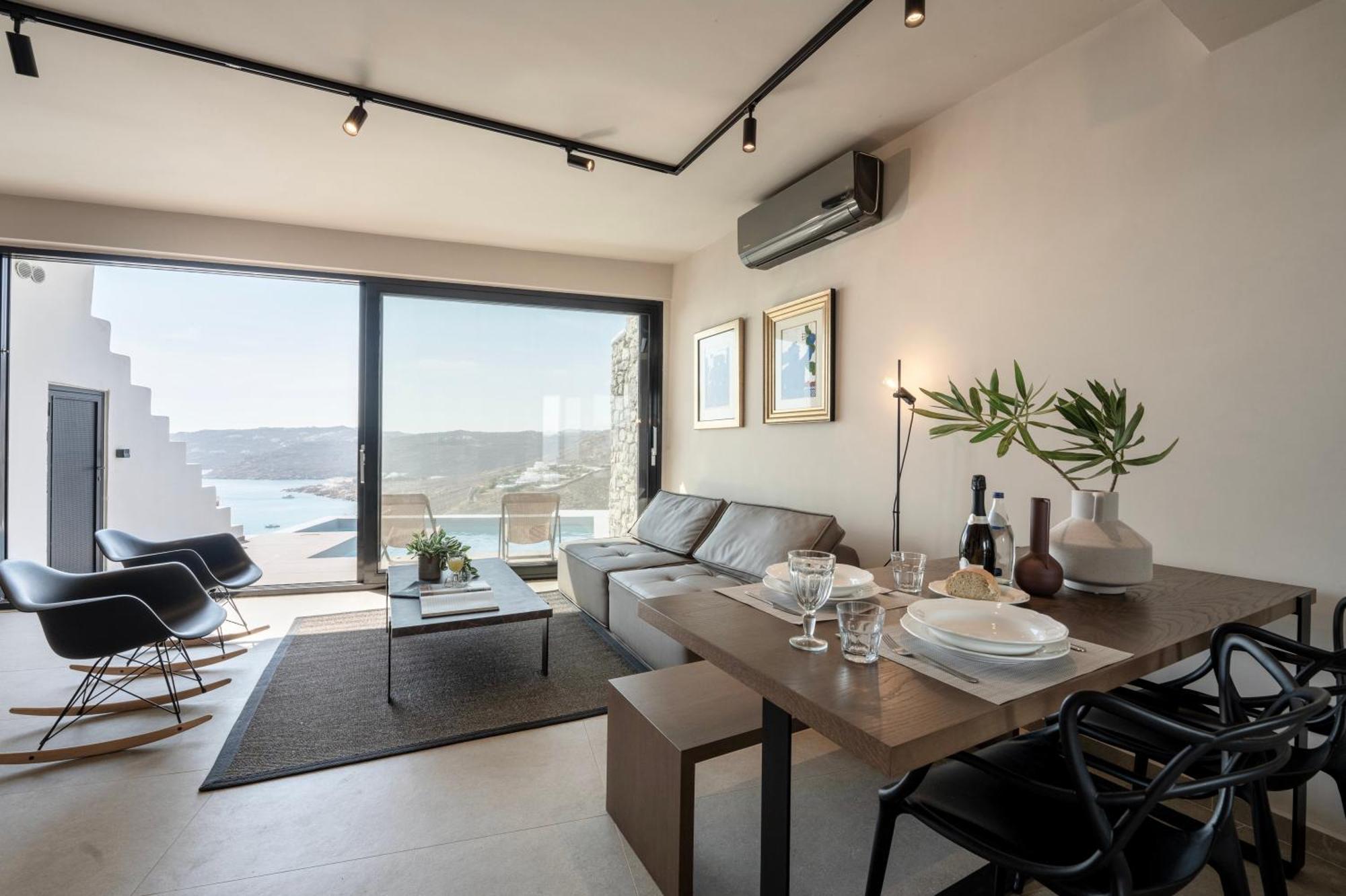 Luxury House With Private Pool At Elia Beach Mykonos Town Exteriör bild